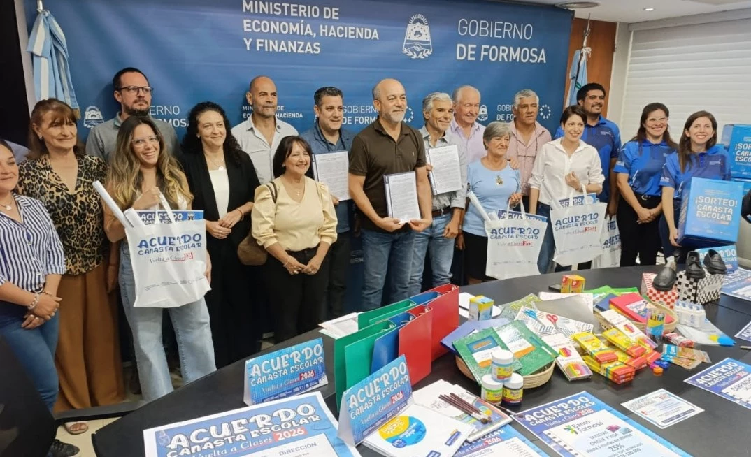 Canasta Escolar 2026 en Formosa: precios acordados, 6 cuotas sin interés y 25% de reintegro con Banco Formosa